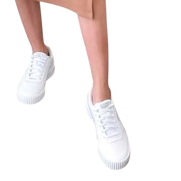 PUMA Carina Leather Sneaker, MISMATCHED SIZING Left 9 / Right 8.5 New with Tag - Picture 7 of 15